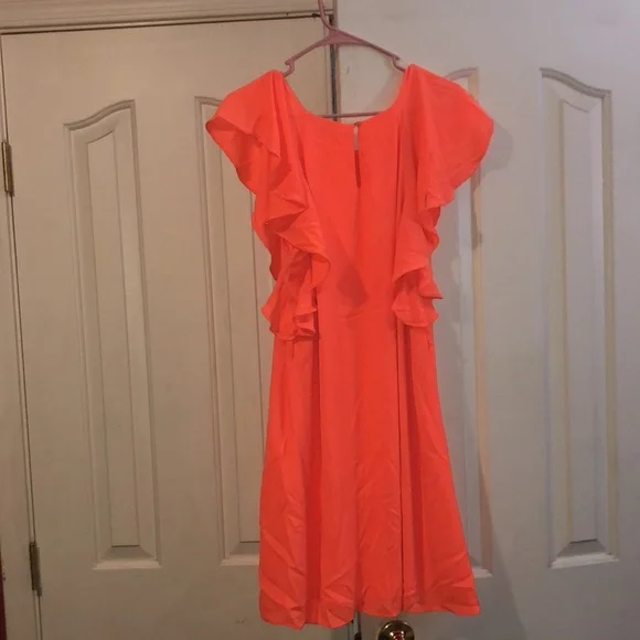 Perfect brunch neon orange dress by GB - Picture 4 of 9